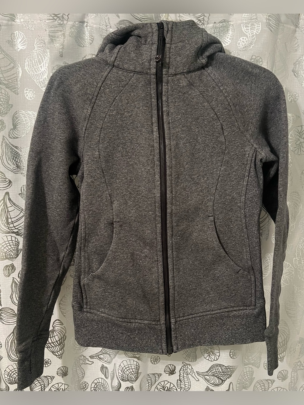 Women’s LuLuLemon Gray Hooded Zip Jacket size 4